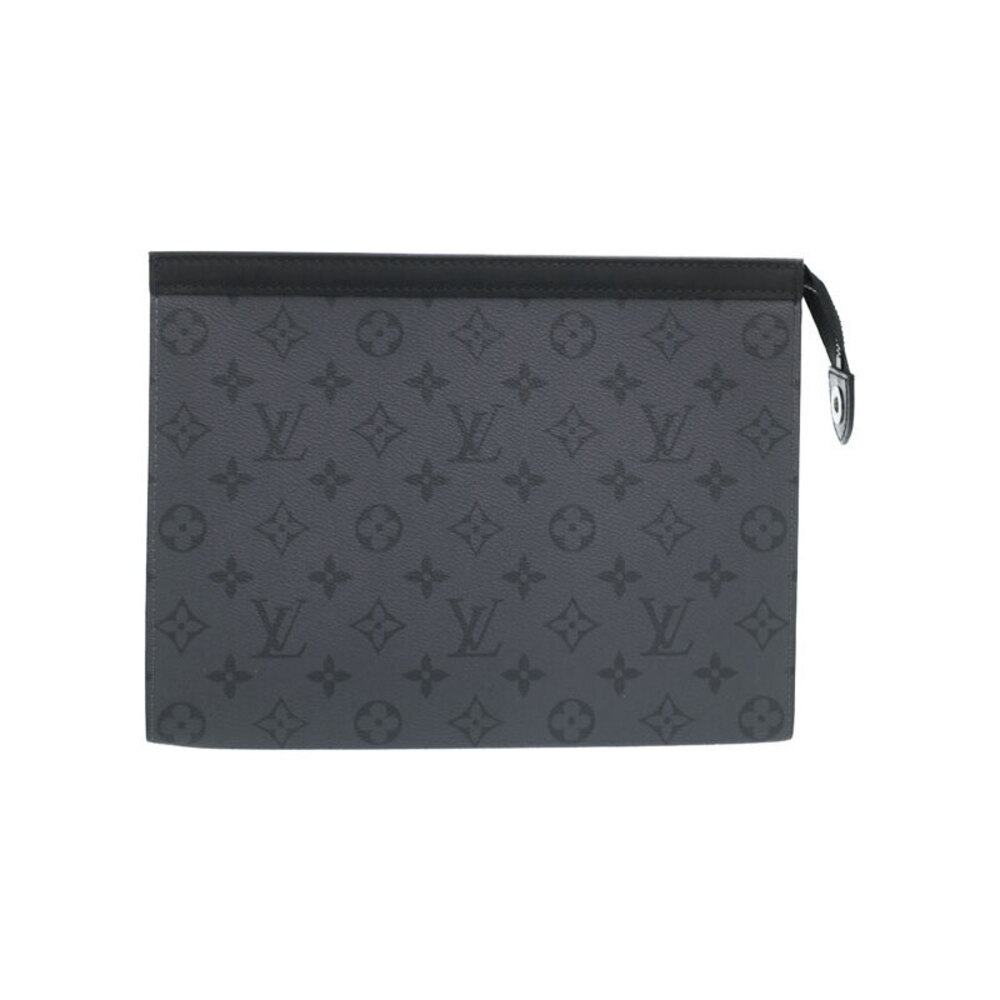 Louis Vuitton Monogram Eclipse Black Reverse Pochette Voyage Clutch Bag